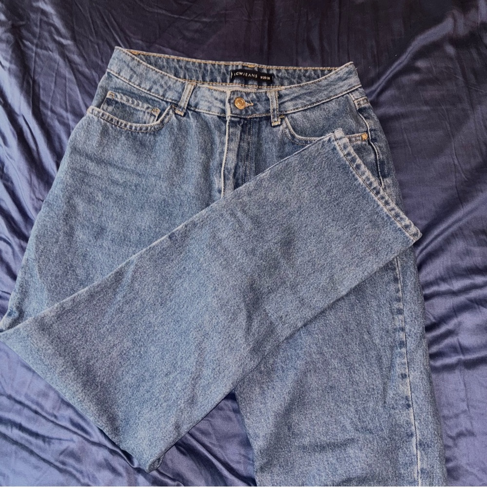 Classic Blue Straight Leg Jeans